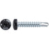 Auveco Item 22663 #6 X 3/4" Square Pan Self-Drilling Tek Zinc Black Painted Head. Quantity 100
