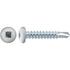 Auveco Item 22665 #6 X 3/4" Square Pan Self-Drilling Tek Zinc White Painted Head. Quantity 100