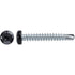 Auveco Item 22666 #6 X 1" Square Pan Self-Drilling Tek Zinc Black Painted Head. Quantity 100