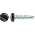 Auveco Item 22672 #8 X 3/4" Square Pan Self-Drilling Tek Zinc Black Painted Head. Quantity 100