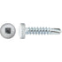 Auveco Item 22674 #8 X 3/4" Square Pan Self-Drilling Tek Zinc White Painted Head. Quantity 100