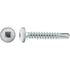 Auveco Item 22677 #8 X 1" Square Pan Self-Drilling Tek Zinc White Painted Head. Quantity 100