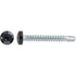 Auveco Item 22678 #8 X 1-1/4" Square Pan Self-Drilling Tek Zinc Black Painted Head. Quantity 100