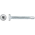 Auveco Item 22680 #8 X 1-1/4" Square Pan Self-Drilling Tek Zinc White Painted Head. Quantity 100