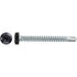 Auveco Item 22681 #8 X 1-1/2" Square Pan Self-Drilling Tek Zinc Black Painted Head. Quantity 100