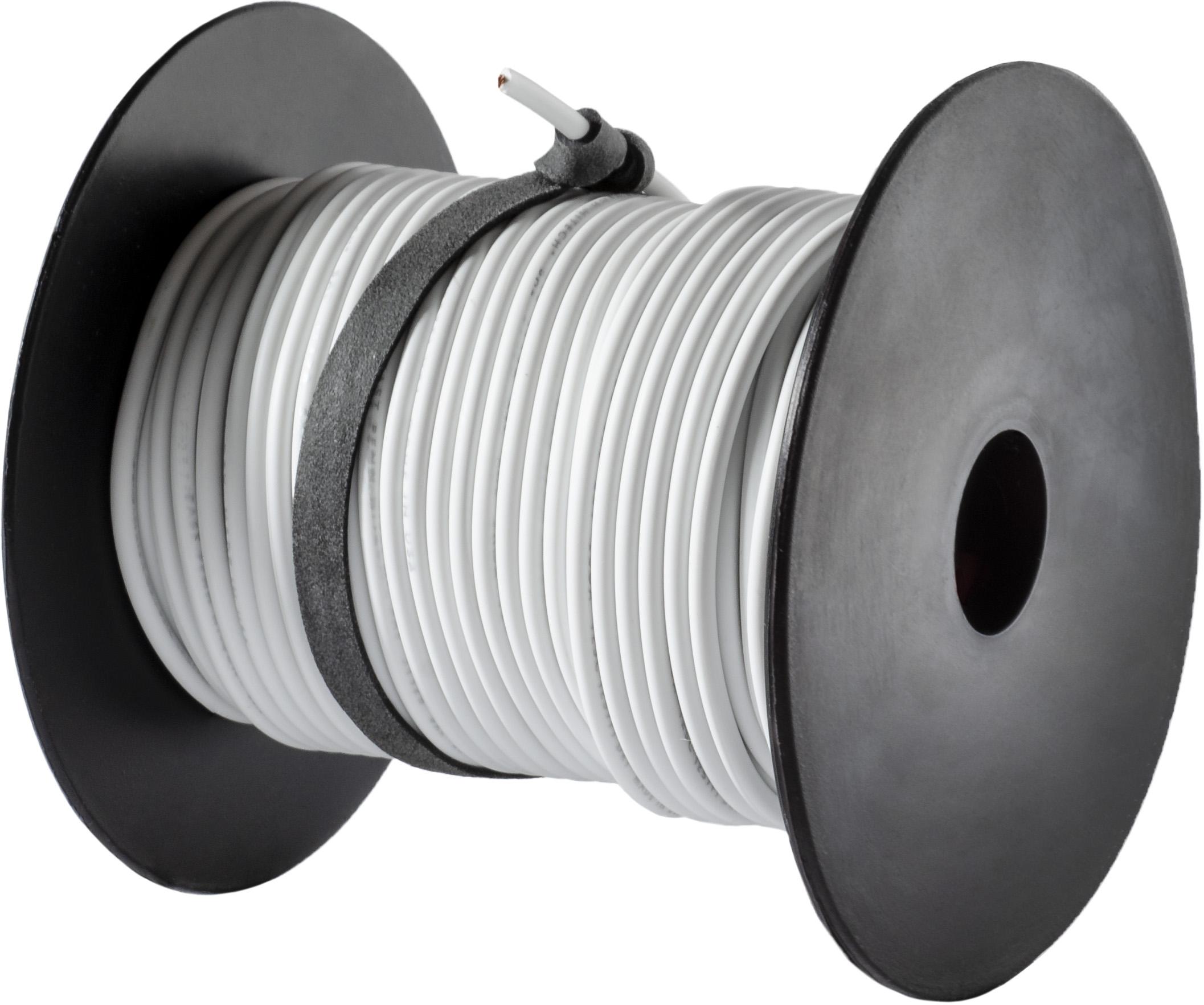 Auveco # 22743 Primary SXL Wire 16 Gauge White. Qty 1.