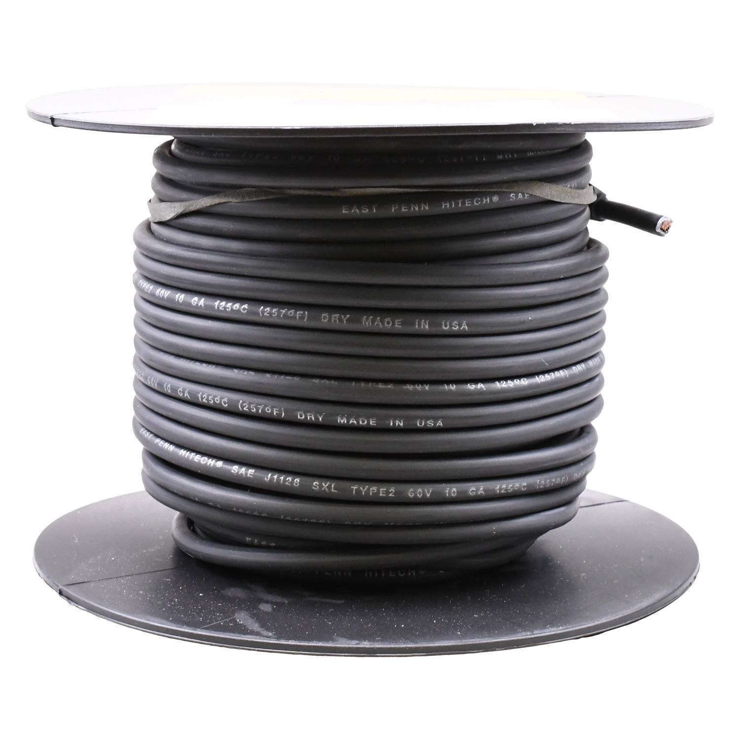 Auveco Item 22752 Primary SXL Wire 10 Gauge Black. Quantity 1