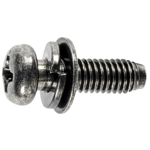 Auveco Item 22756 Thread Cutting Screw W/ Lock & Flat Sems M6-1.0 X 19mm. Quantity 50