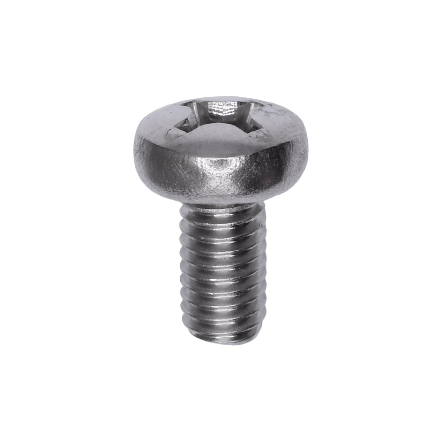 Auveco Item 22888 M6- 1.0 X 12mm Philips Pan Head License Plate Screw. Quantity 25