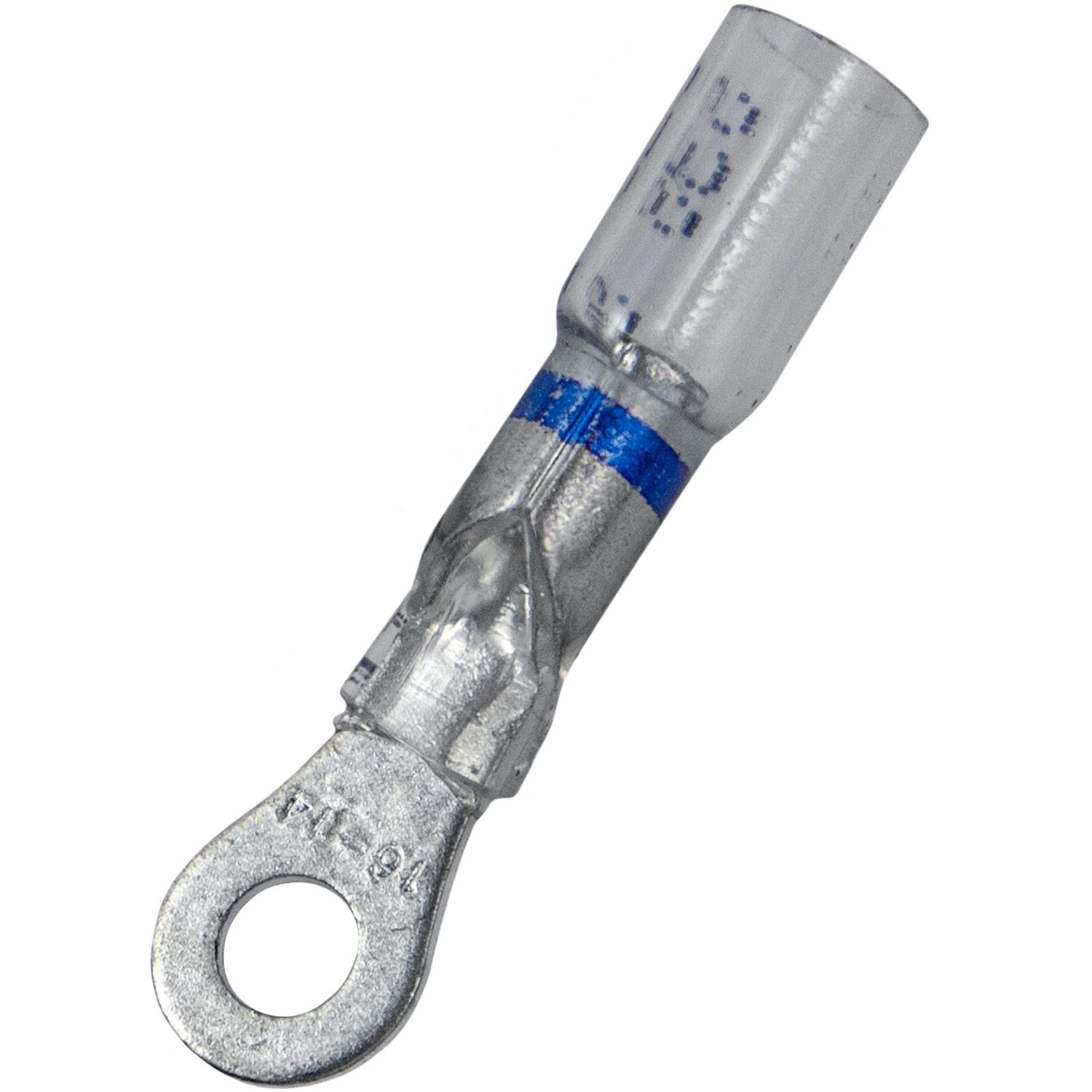 Auveco Item 22958 Crystal Clear Seal Ring - 16-14 Awg #8 Stud. Quantity 15