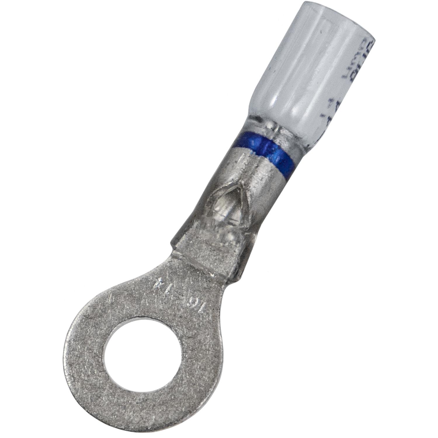 Auveco Item 22960 Crystal Clear Seal Ring - 16-14 Awg 1/4" Stud. Quantity 15