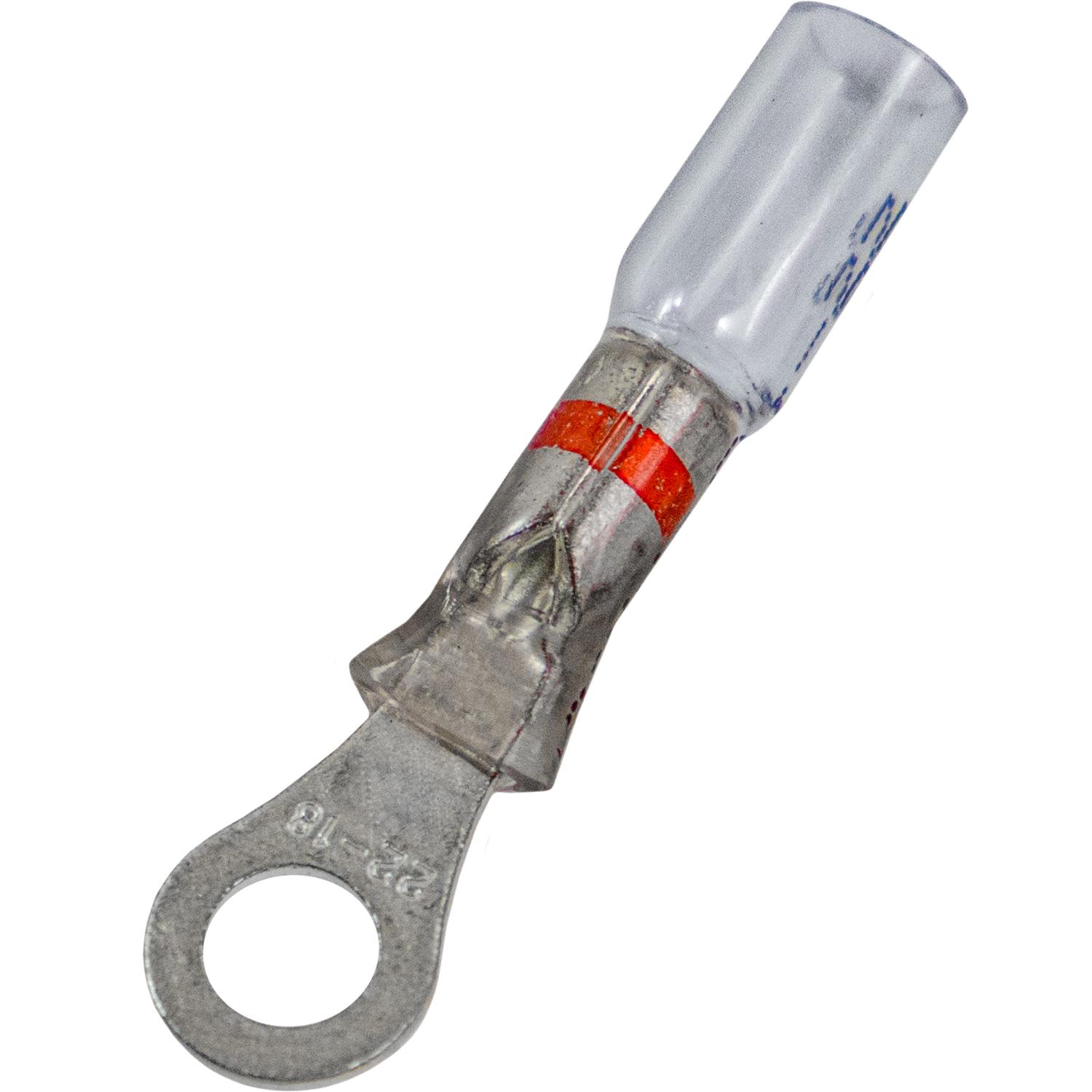 Auveco Item 22964 Crystal Clear Seal Ring - 22-18 Awg #10 Stud. Quantity 15