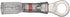 Auveco Item 22964 Crystal Clear Seal Ring - 22-18 Awg #10 Stud. Quantity 15