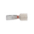 Auveco Item 22974 Crystal Clear Seal Fully-Insulated Male - 22-18 Awg .250", Banded Red. Quantity 15