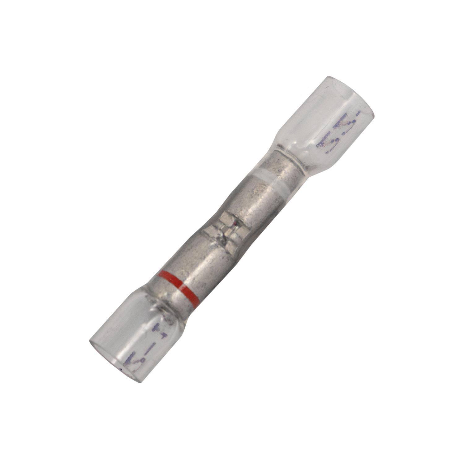 Auveco Item 22993 Crystal Clear Stepdown Butt Connector - 500, 24-22 Awg To 22-18 Awg. Quantity 15