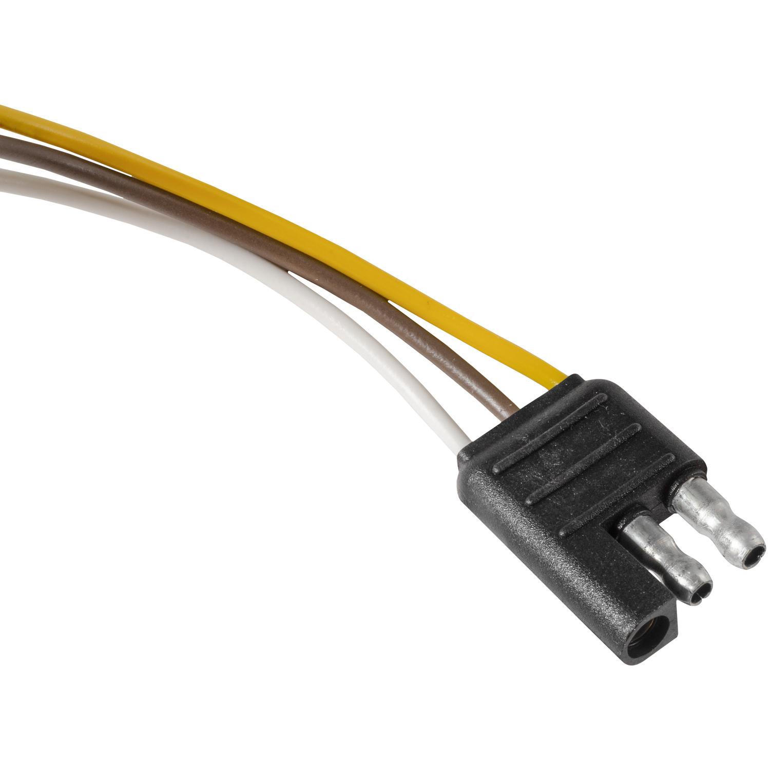 Auveco # 23074 Universal Flat 3-Way 7-1/2" Leads Harness Connector. Qty 10.