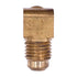 Auveco # 230 Brass SAE 45 Degree Flare Male Adapter Elbow 1/4" Tube Size 1/8" NPT Threads. Qty 5.