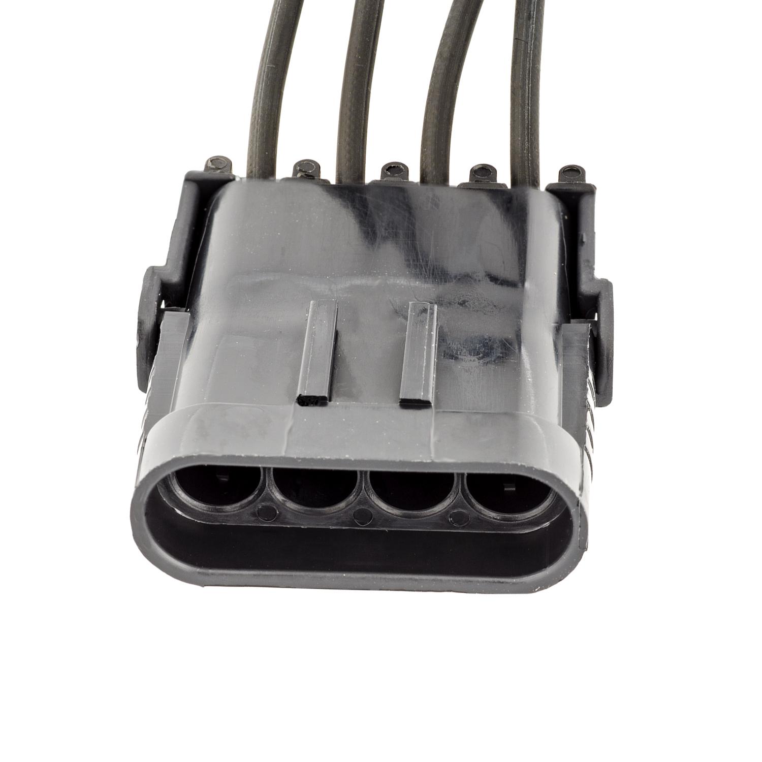 Auveco Item 23125 Weather Pack In-Line 4-Way Shroud Harness Connector. Quantity 1