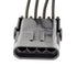 Auveco Item 23125 Weather Pack In-Line 4-Way Shroud Harness Connector. Quantity 1
