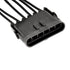 Auveco Item 23126 Weather Pack In-Line 6-Way Shroud Harness Connector. Quantity 1
