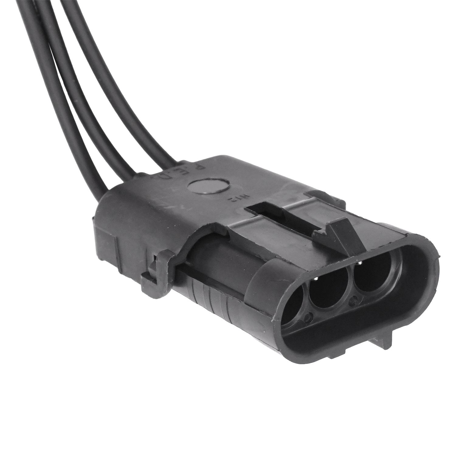 Auveco # 23187 Weather Pack In-Line 3-Way Shroud Harness Connector. Qty 1.
