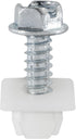 Auveco Item 23283 Slotted Hex Washer Head License Plate Screw & Nut Kit #14 X 3/4 Inch". Quantity 50