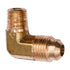 Auveco # 232 Brass SAE 45 Degree Flare Male Adapter Elbow 5/16" Tube Size 1/8" NPT Threads. Qty 5.