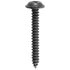 Auveco # 23302 #8 X 1-1/4" Phillips Flat Top Washer Head Tapping Screw Black. Qty 100.