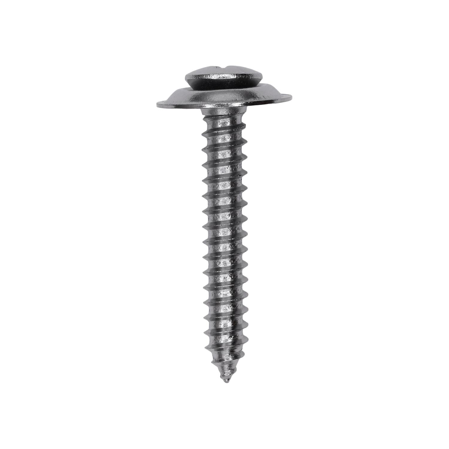 Auveco Item 23347 Phillips Oval Hd T.S. Countersunk Wshr #10 X 1-1/4 - Chrome. Quantity 50