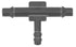 Auveco Item 23391 Nylon Tee Connector 3/16 X 3/16 X 1/8. Quantity 25
