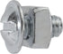 Auveco Item 23503 Slotted Round Washer Head License Plate Screw W/Square Nut 1/4-20 X 1/2. Quantity 100