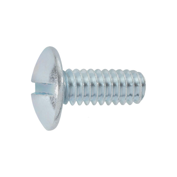 Auveco Item 23504 Slotted Truss Head License Plate Screw 1/4-20 X 5/8 - Zinc. Quantity 100