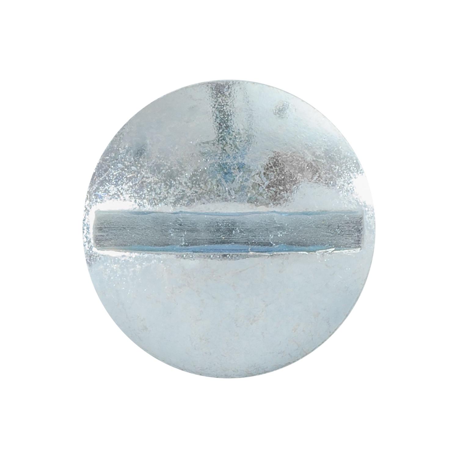 Auveco Item 23504 Slotted Truss Head License Plate Screw 1/4-20 X 5/8 - Zinc. Quantity 100