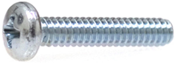 Auveco Item 23537 Phillips Pan Head Metric Machine Screw 6mm-1.00 X 12mm. Quantity 25