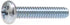 Auveco # 23537 Phillips Pan Head Metric Machine Screw 6mm-1.00 X 12mm. Qty 25.