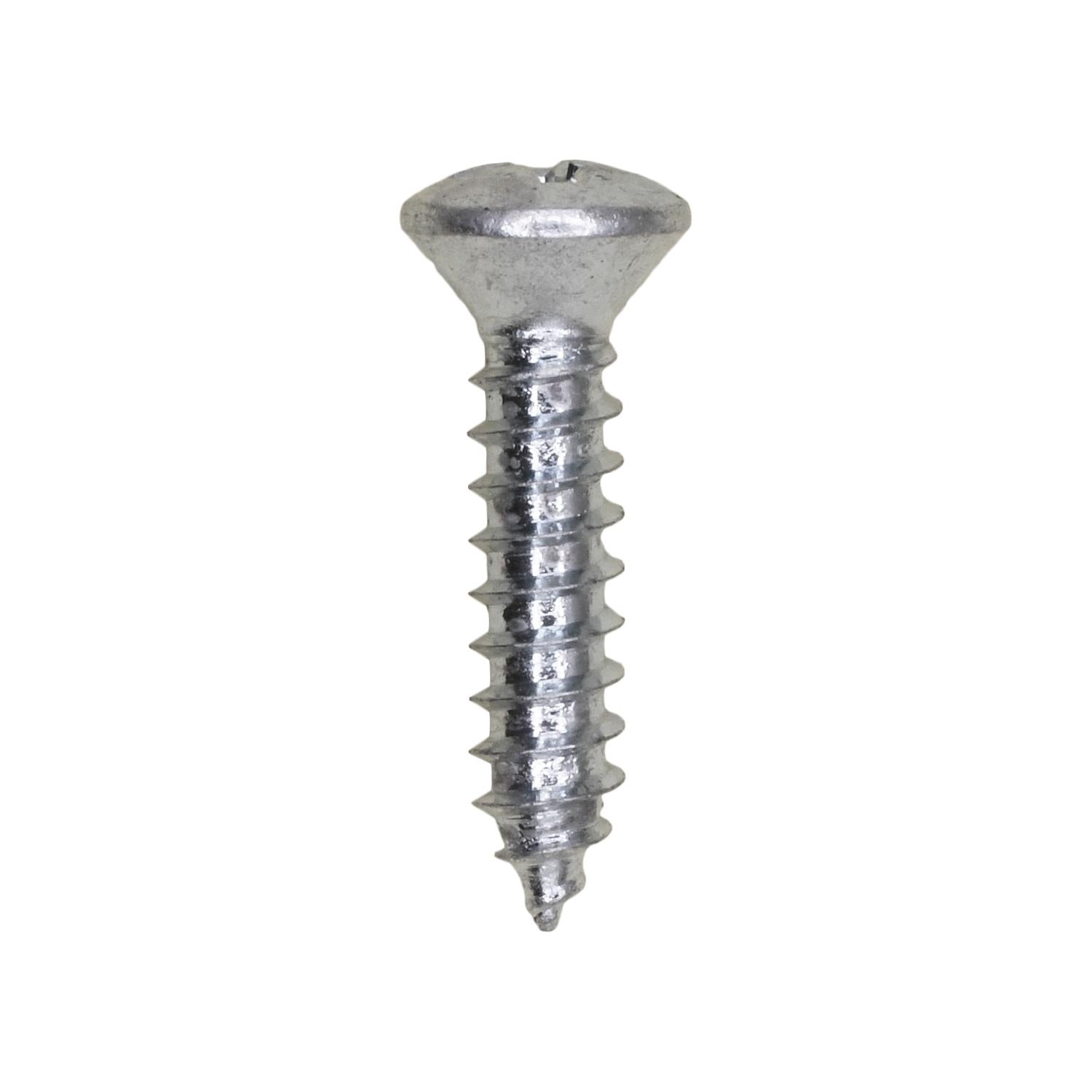 Auveco No. 2359 #8 X 3/4" Phillips Oval Head Tapping Screw Zinc, Quantity - 100
