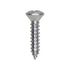 Auveco No. 2359 #8 X 3/4" Phillips Oval Head Tapping Screw Zinc, Quantity - 100