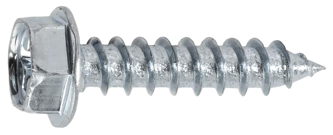 Auveco Item 23619 Phillips Hex/Slotted Washer Head T.S. #8 X 3/4 - Zinc. Quantity 100