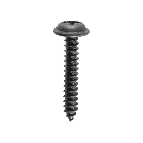 Auveco Item 23631 Phillips Flat Top Washer Head T.S. #8 X 1 - Black. Quantity 100