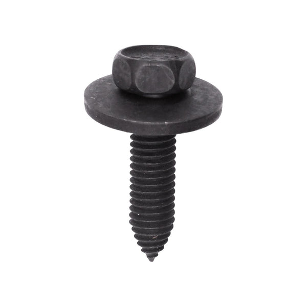 Auveco Item 23661 Hex Hd Sems Body Bolt Ca Point M6.3-1.0 X 20mm - Black. Quantity 100