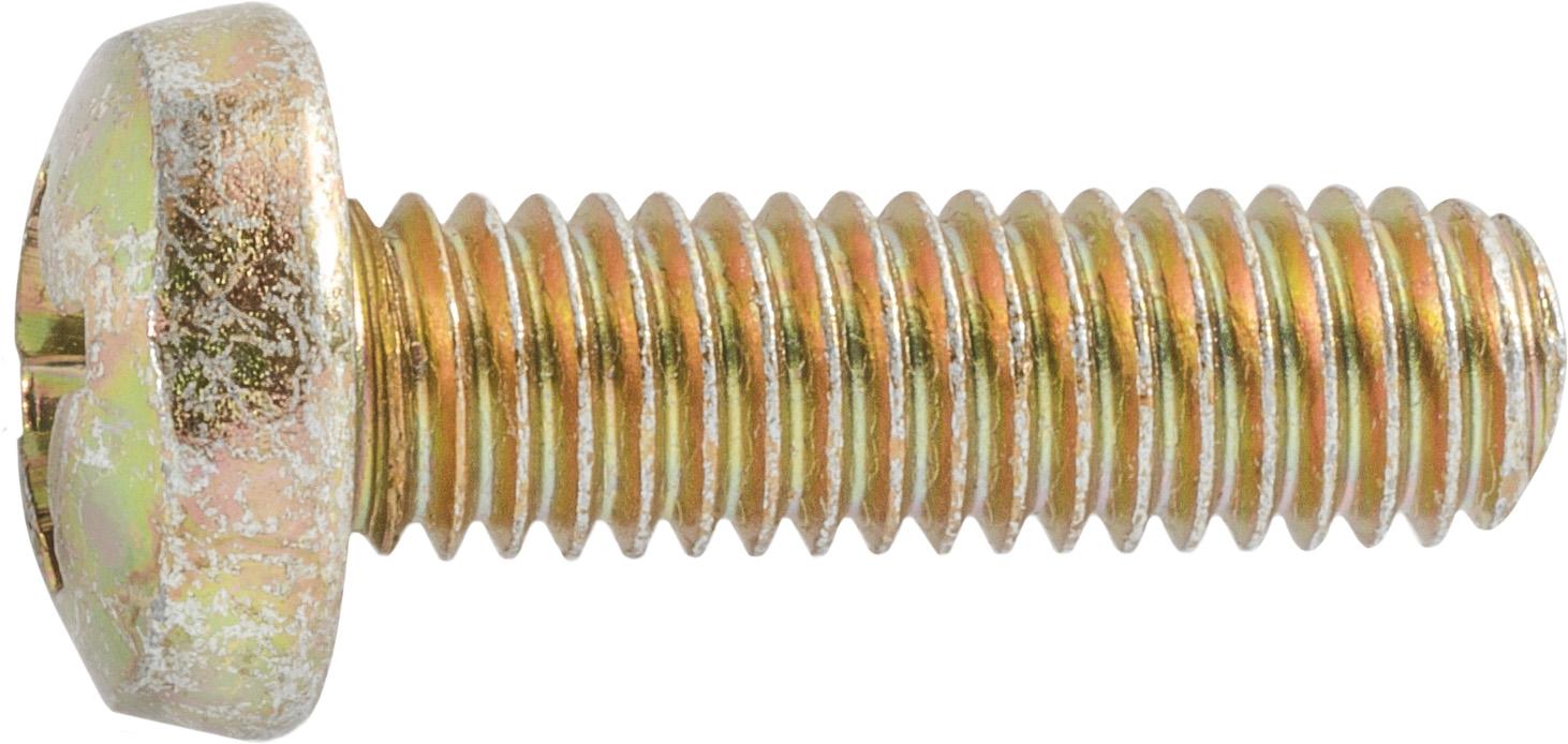 Auveco Item 23677 Phillips Pan Hd License Plate Screw M6-1.0 X 20mm. Quantity 50