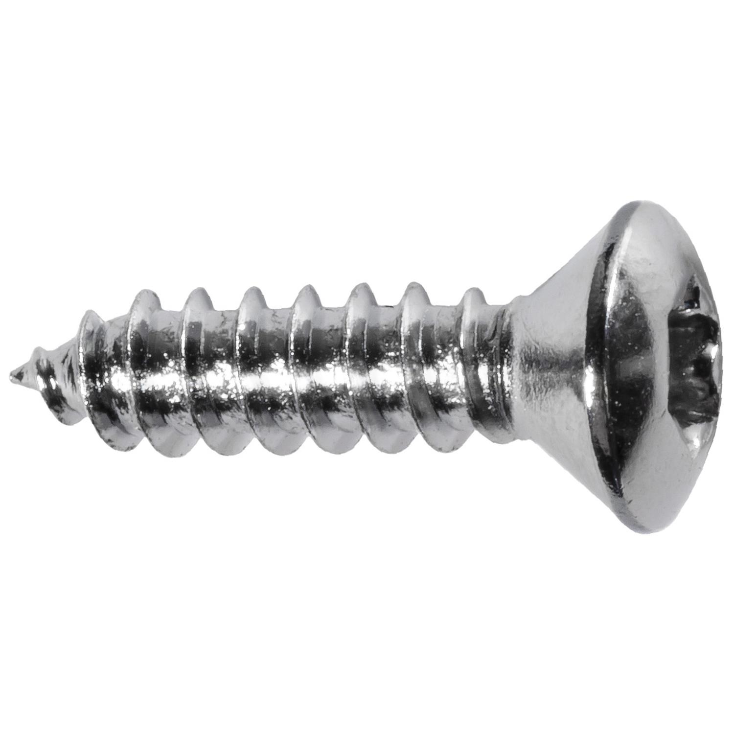 Auveco Item 23706 Torx Oval Hd T.S.  #10 X 3/4 - Chrome. Quantity 50