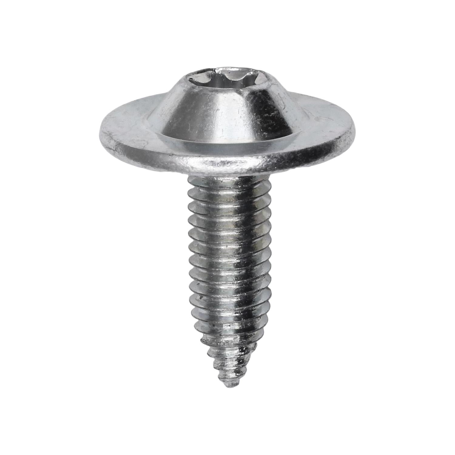 Auveco Item 23789 Torx Round Washer Head Body Bolt W/Ca Point M6-1.0 X 25mm - Zinc. Quantity 50