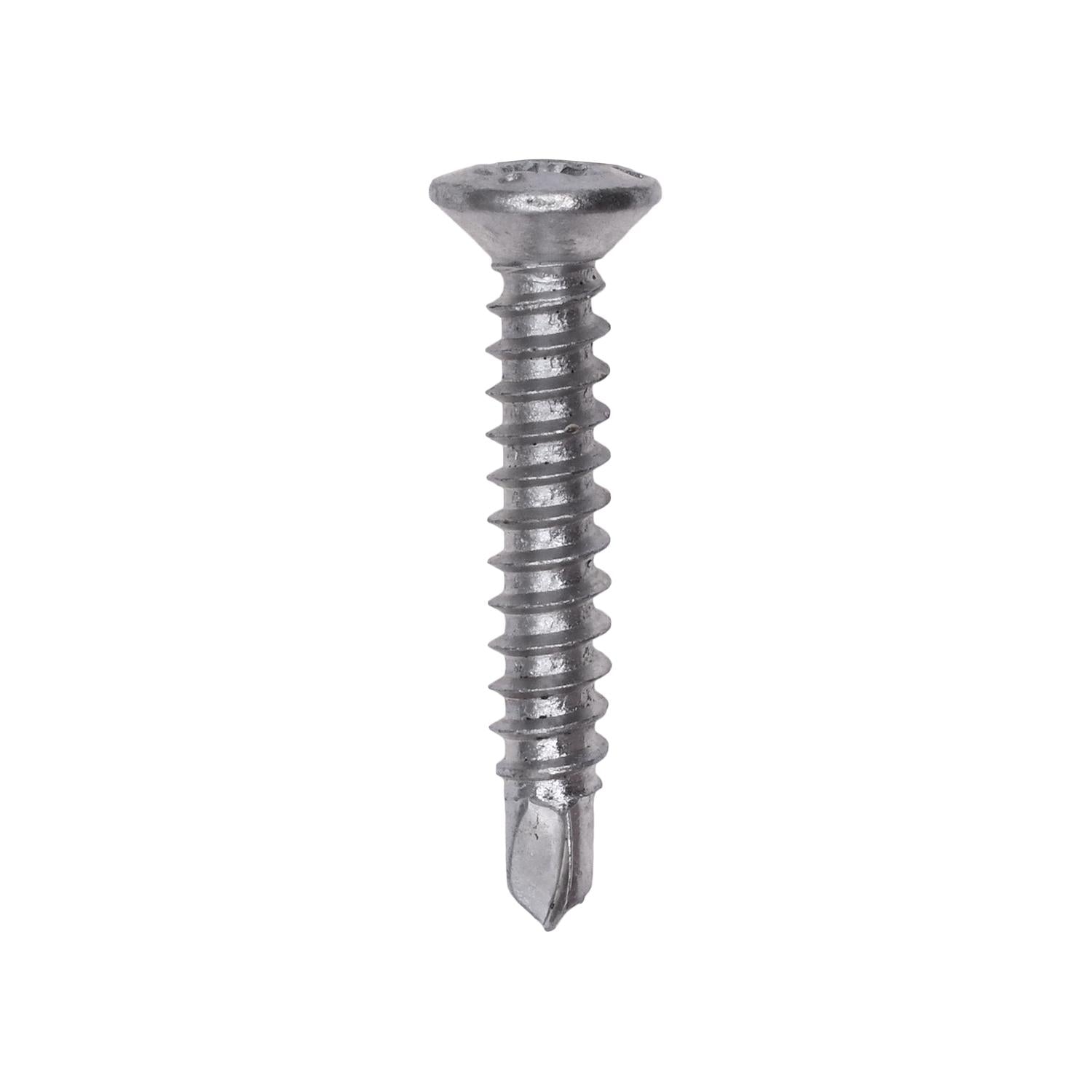 Auveco Item 23793 Phillips Pozi Oval Hd T.S. M4.2-1.41 X 25mm - Zinc. Quantity 100