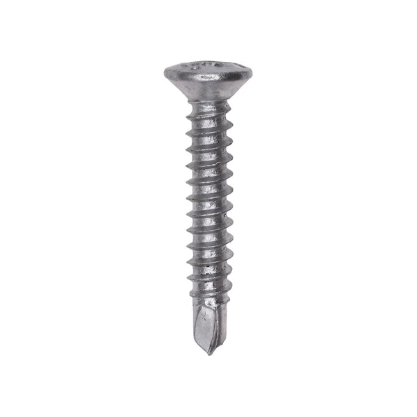 Auveco Item 23793 Phillips Pozi Oval Hd T.S. M4.2-1.41 X 25mm - Zinc. Quantity 100