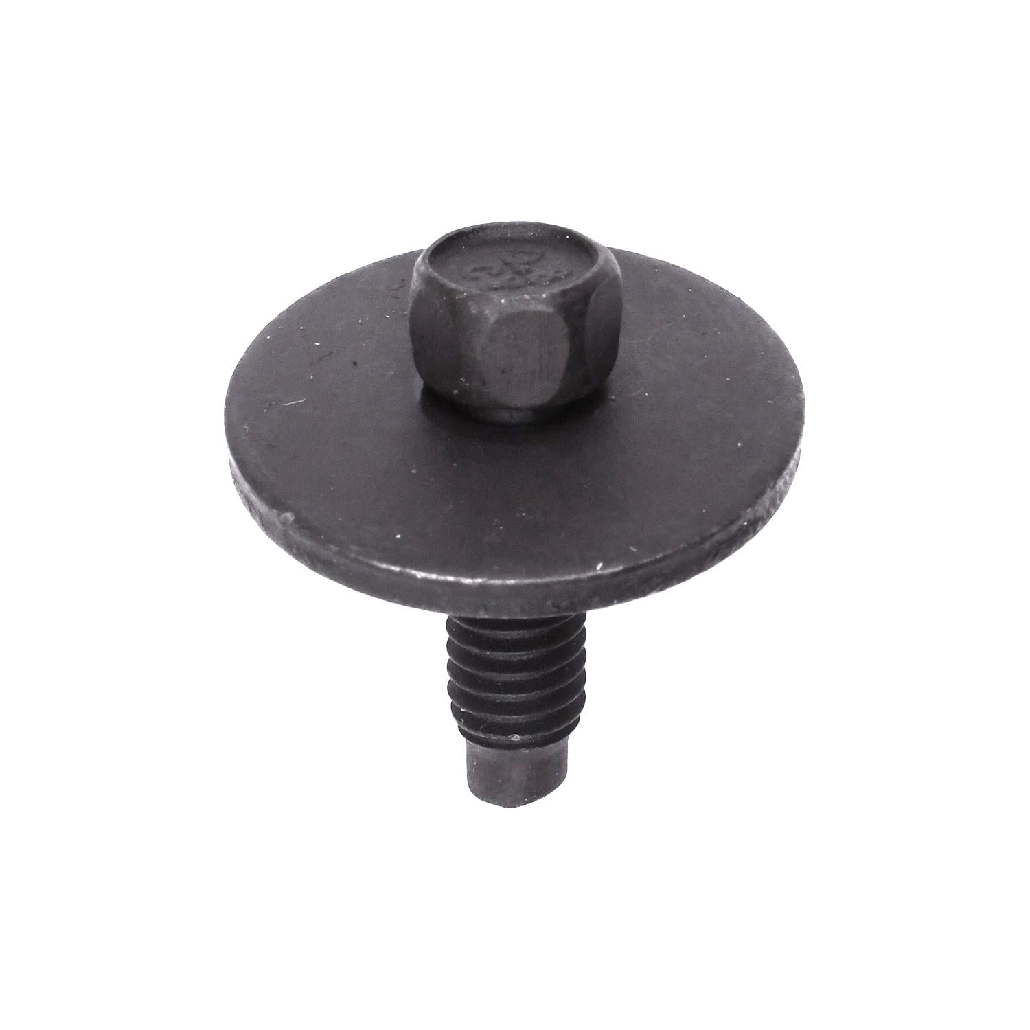 Auveco Item 23811 Hex Head Sems Screw W/ Dog Point M6-1.0 X 20mm - Black. Quantity 50