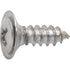 Auveco Item 23835 Phillips Oval Hd Sems Flush Wshr T.S. #10 X 5/8 - Chrome. Quantity 100
