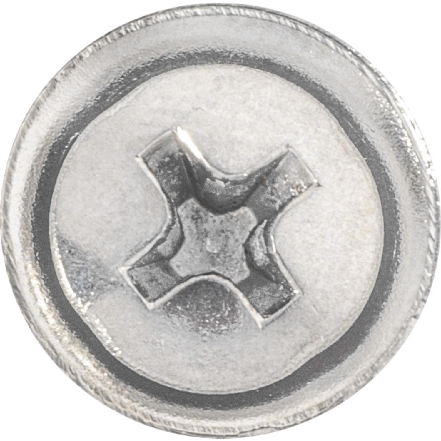 Auveco Item 23835 Phillips Oval Hd Sems Flush Wshr T.S. #10 X 5/8 - Chrome. Quantity 100