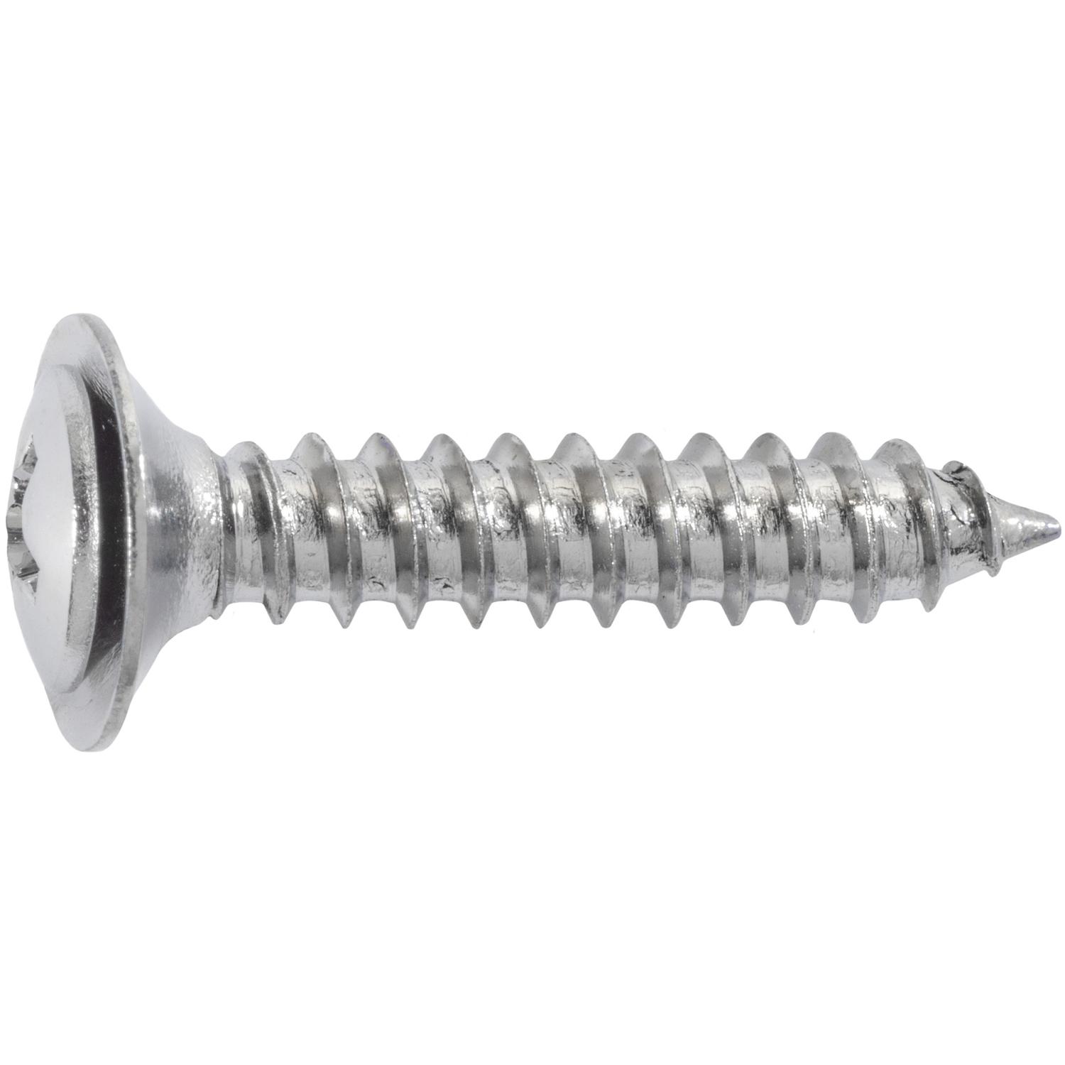 Auveco Item 23836 Phillips Oval Hd Sems Flush Wshr T.S. #10 X 1 - Chrome. Quantity 100