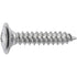 Auveco Item 23836 Phillips Oval Hd Sems Flush Wshr T.S. #10 X 1 - Chrome. Quantity 100